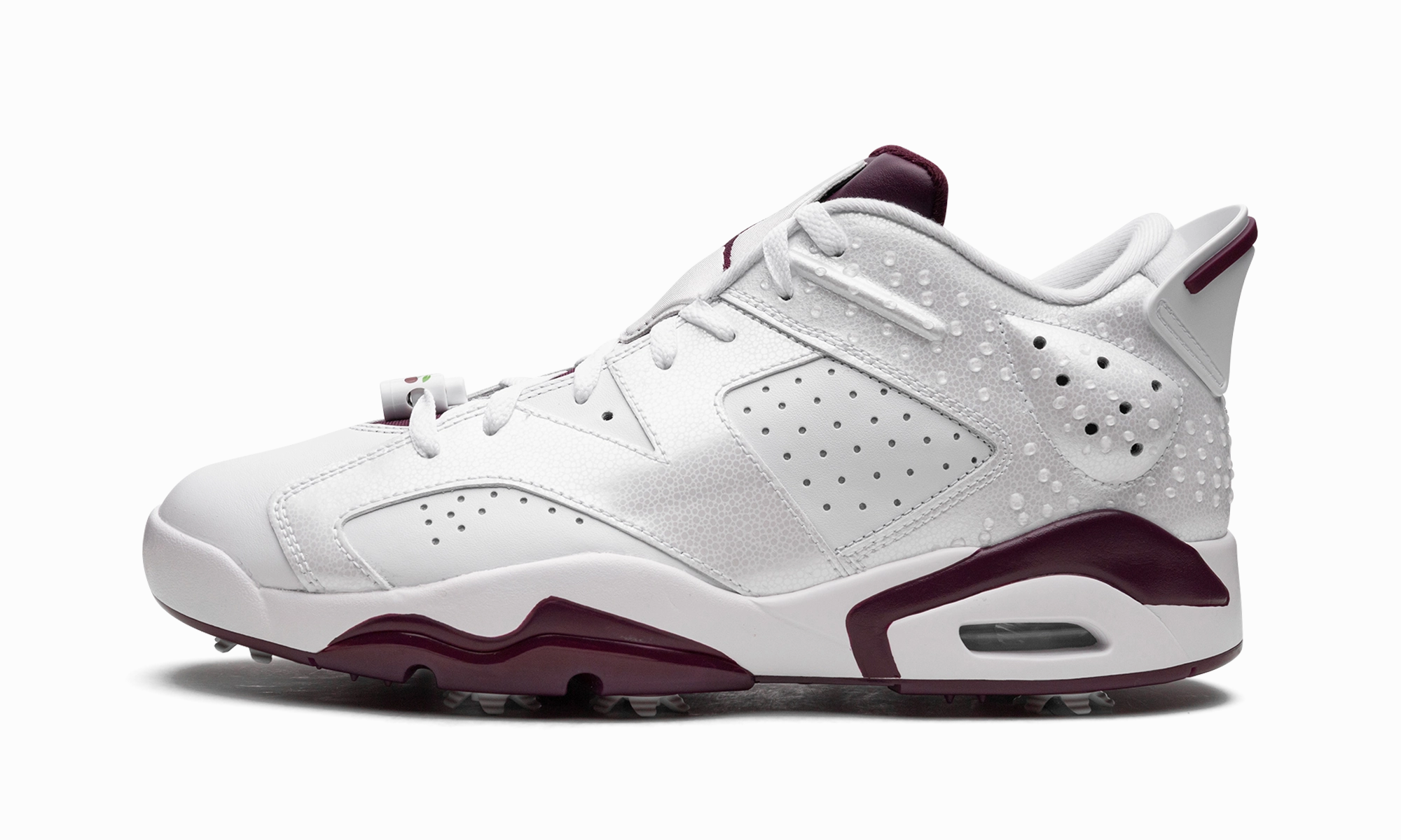 ultramarathon running shoes Air Jordan 6 Golf NRG "Bordeaux"