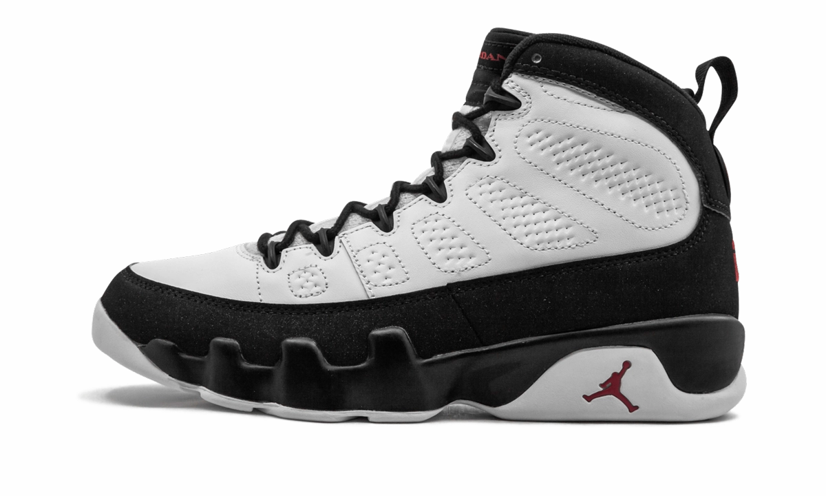 anniversary - themed running gear lake shoes Air Jordan 9 Retro "White Black Red 2016 Release"