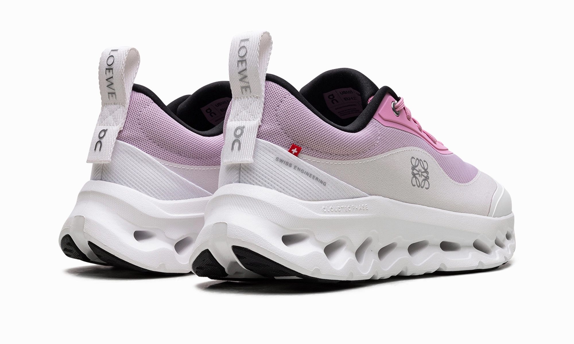 rural running running shoes for amateur male runners Cloudtilt 2 "LOEWE Pink White"