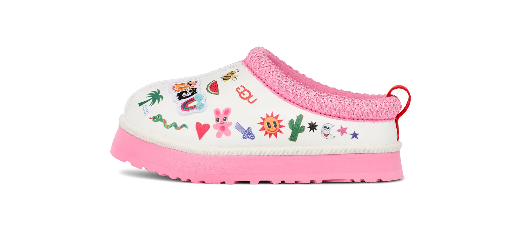 Knit Look Mesh Glow UGG Tazz Slipper Humberto Cruz Pop Sketch (Kids)