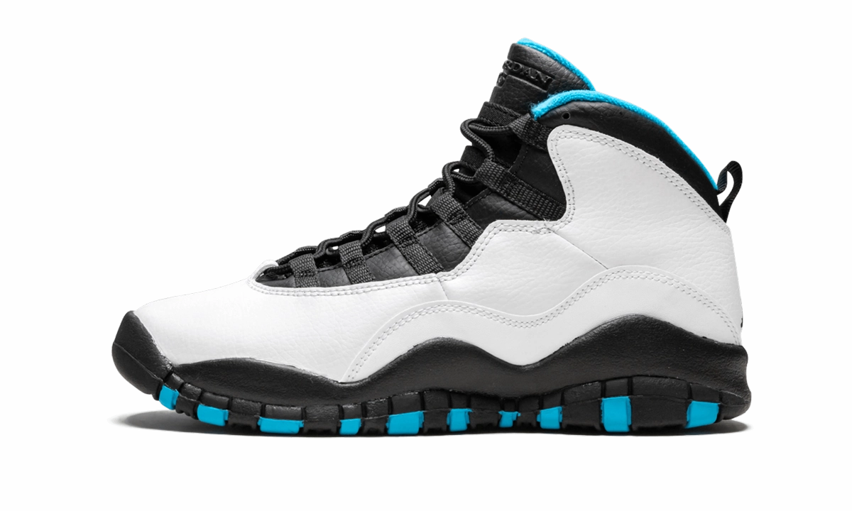 Air Jordan 10 Retro GS "Powder Blue" ground - feel shoes