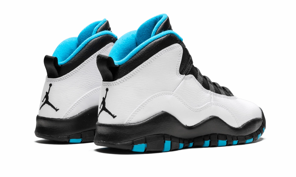 mud - running shoes heel - cup insole shoes Air Jordan 10 Retro GS "Powder Blue"