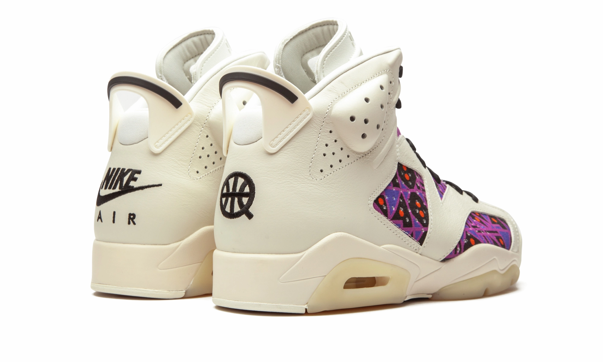 Air Jordan 6 "Quai 54 - Purple" breathable mesh performance soft - sole - feature shoes
