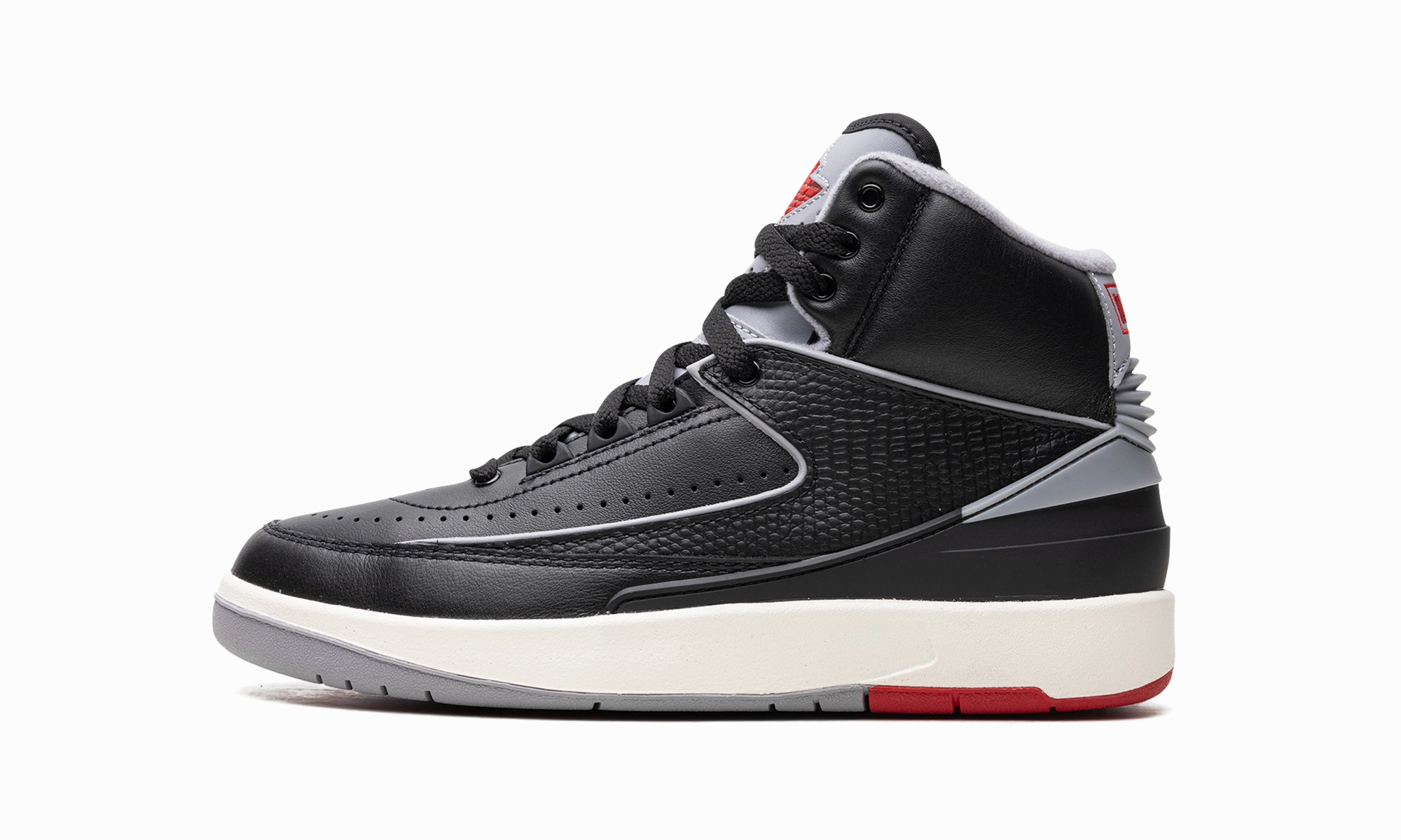 Lightweight Design Air Jordan 2 Retro GS "Black Cement"