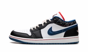 Secure look Full-Support Air Jordan 1 Low SE "Industrial Blue Sashiko"