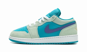 Comfort Essentials Walk Lifestyle AIR JORDAN 1 LOW SE GS "AQUATONE CONCORD"