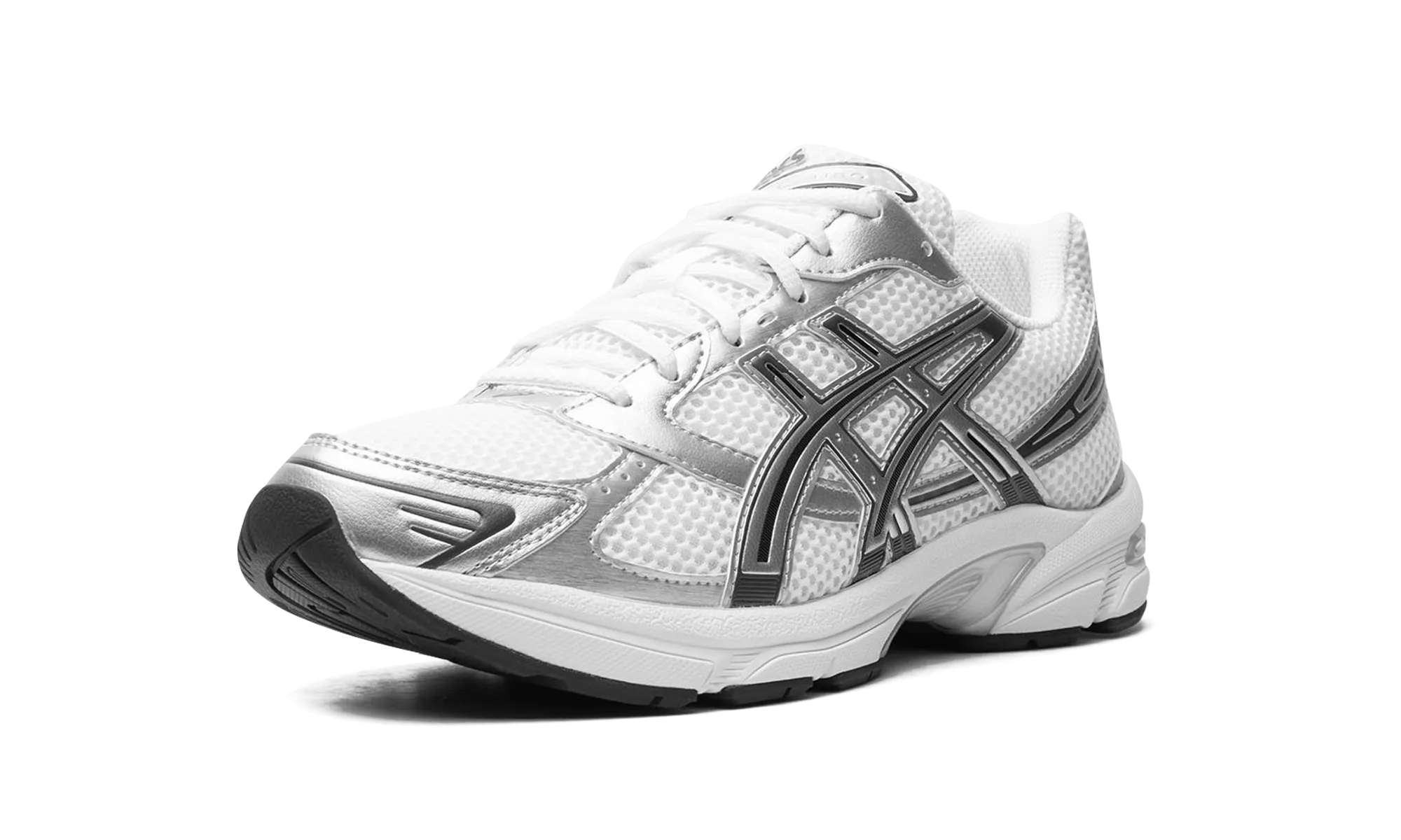 running on uphill shoes arch - support shoe details Gel 1130 "White Pure Silver"