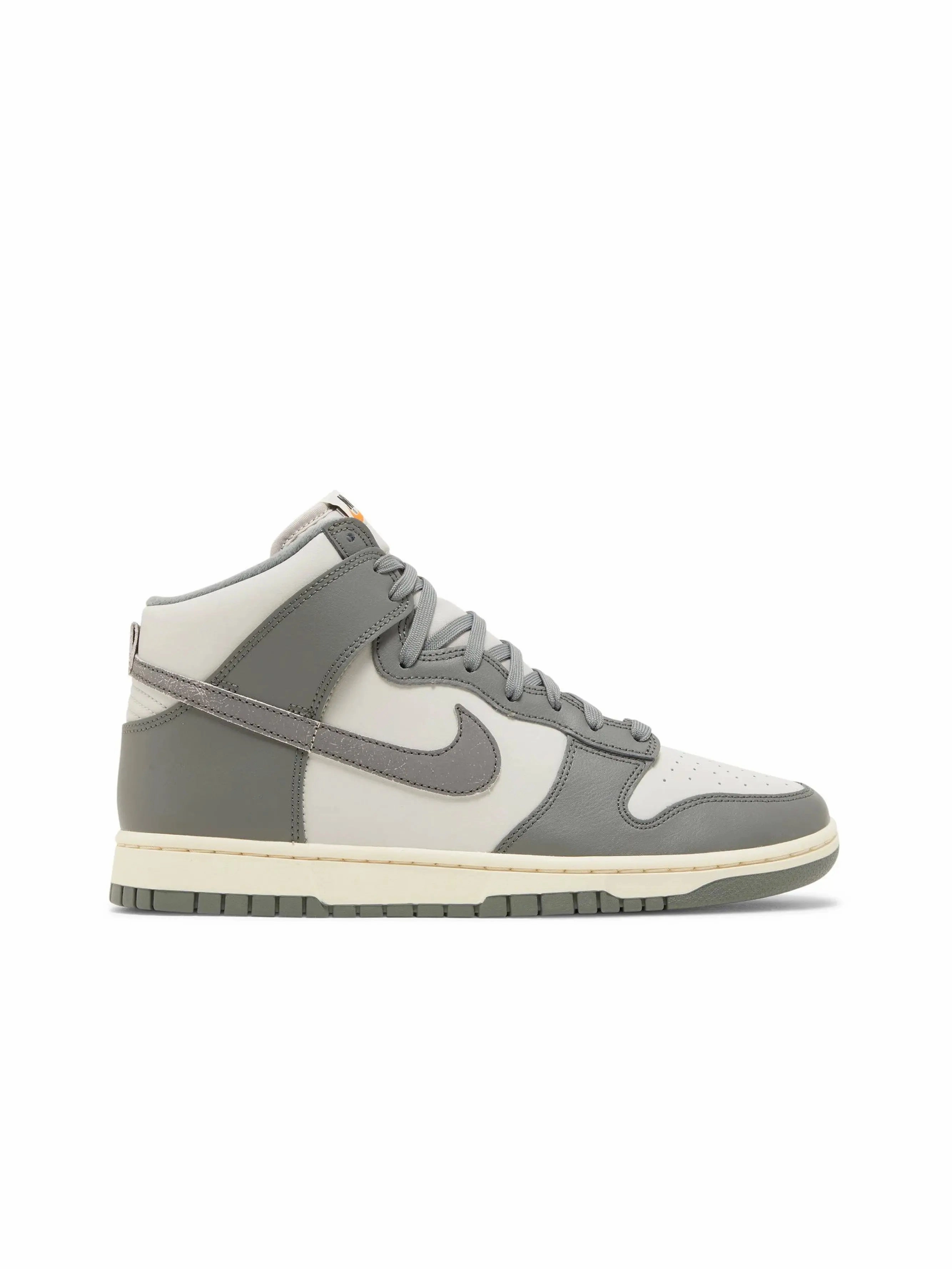 Nike Dunk High Vintage Light Bone Grey anti - roll shoes Flat terrain stability