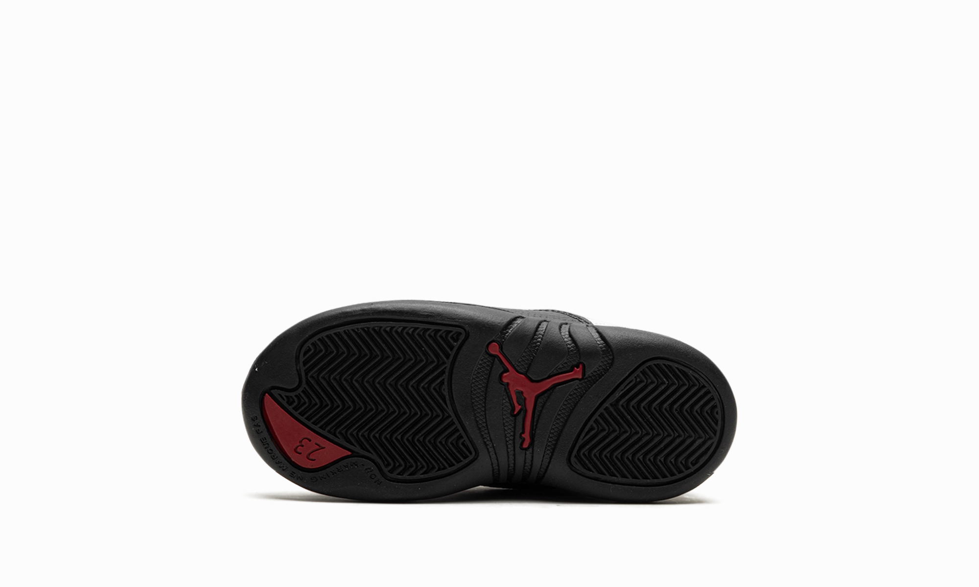 Air Jordan 12 TD "Red Taxi" toe - box - roomy shoes anti - static - feature shoes