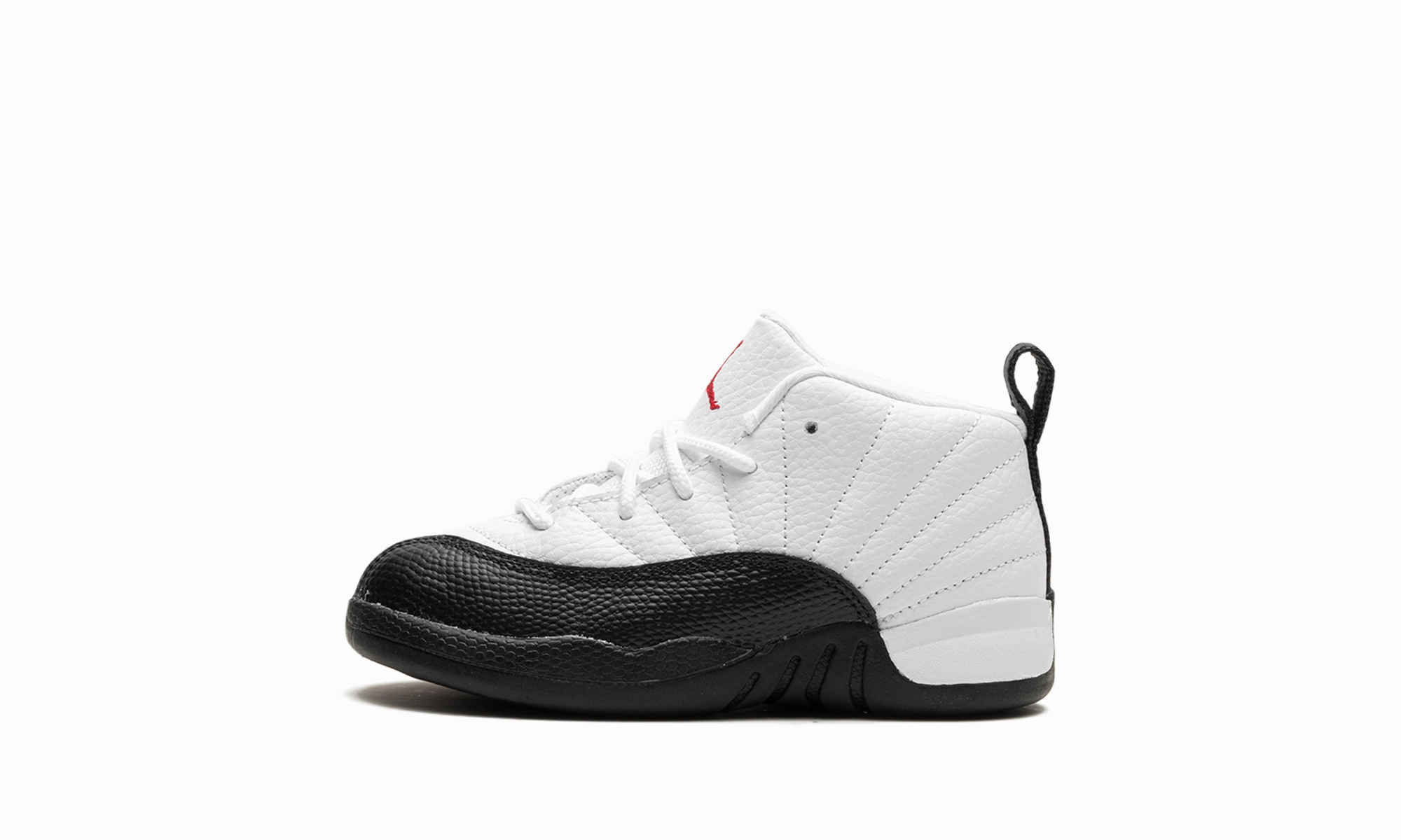 Air Jordan 12 TD "Red Taxi" running in suburbs