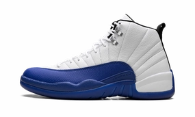 Air Jordan 12 "Blueberry" low - top running shoes elastic - lacing running shoes