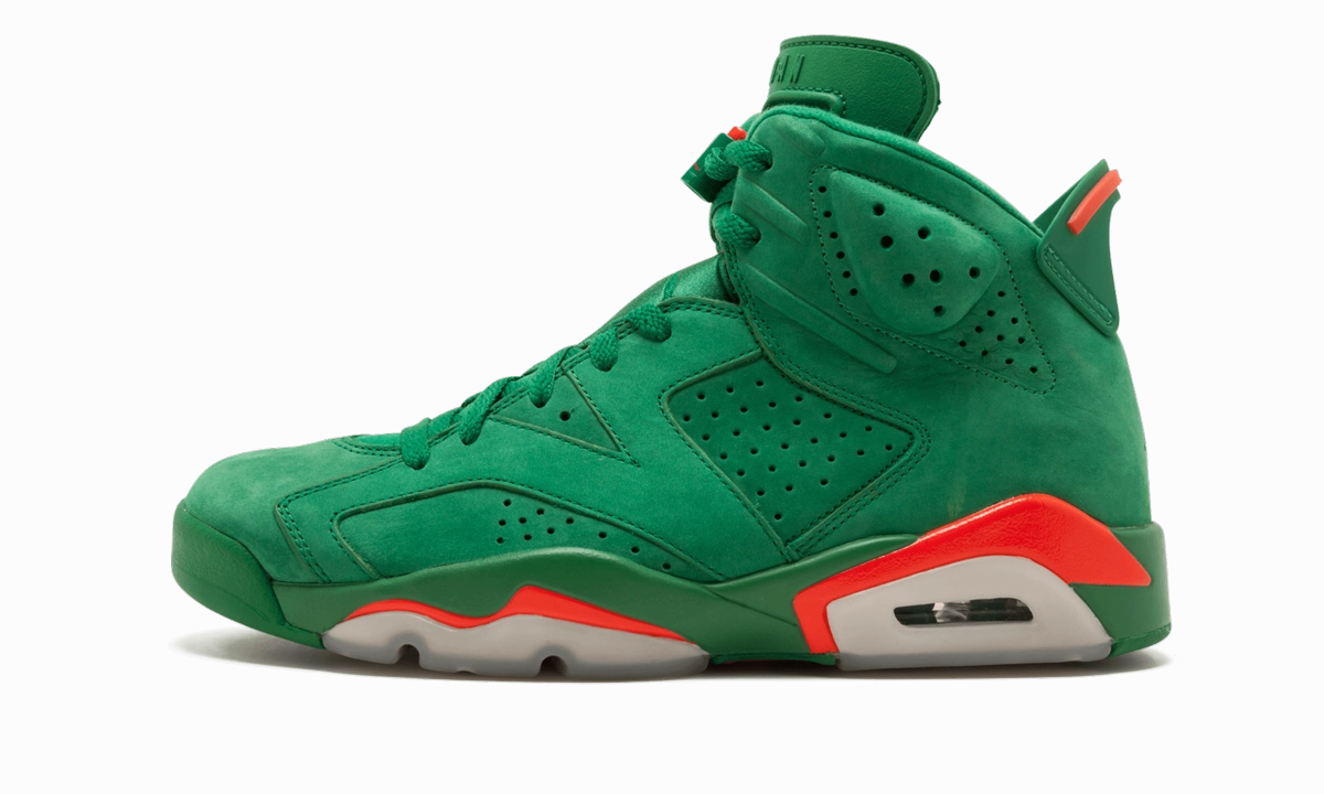 anti - blister shoe attribute performance - oriented Air Jordan 6 Retro NRG "Green Suede Gatorade"