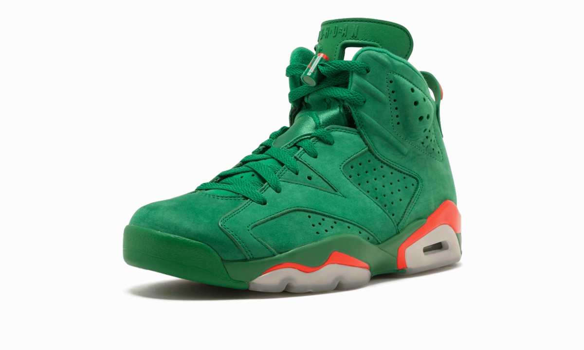 Air Jordan 6 Retro NRG "Green Suede Gatorade" Urban Workout thin insole shoes