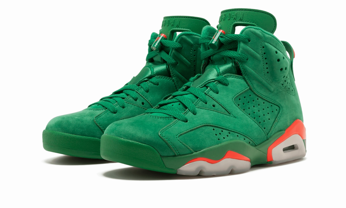 Air Jordan 6 Retro NRG "Green Suede Gatorade" oval track running option