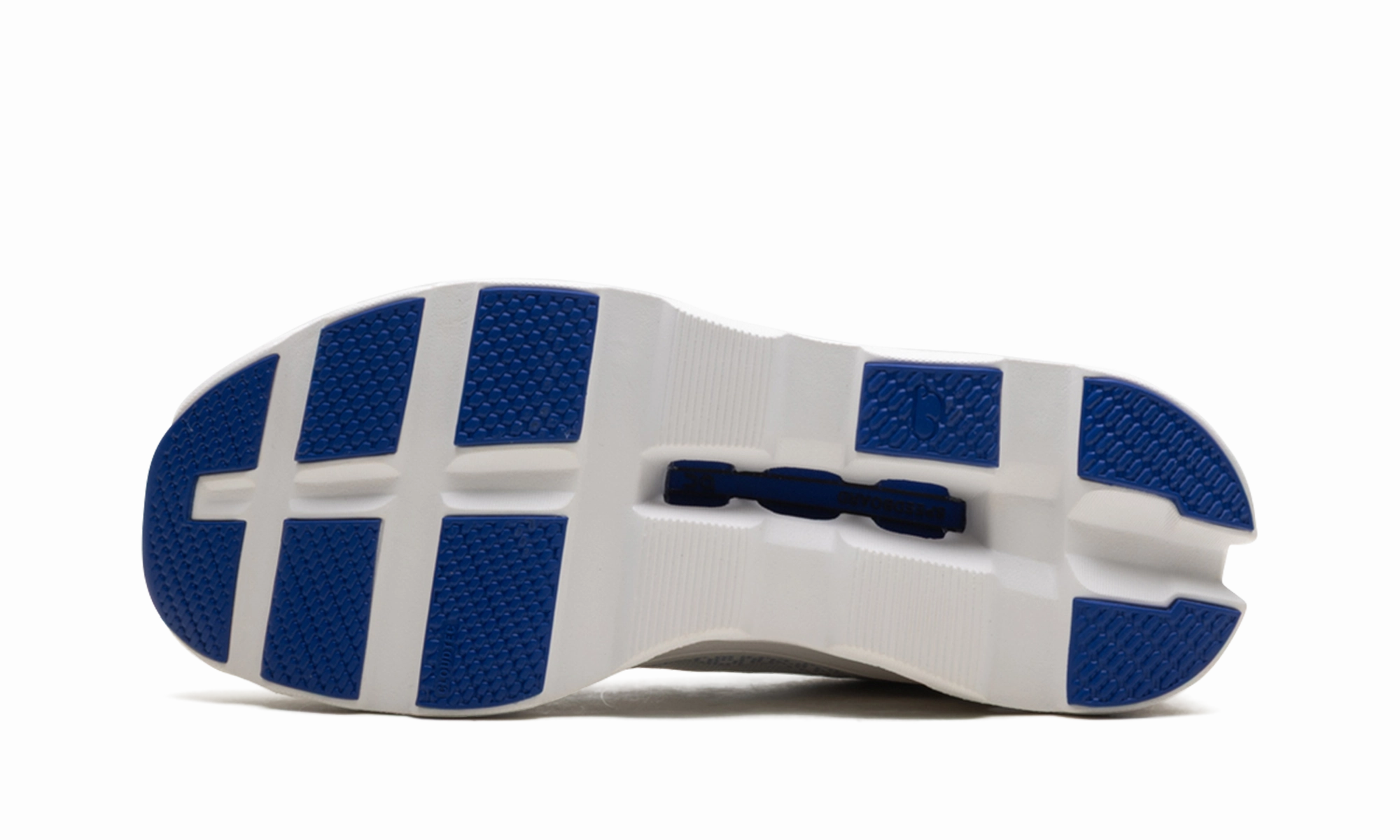 running in a baseball field area shoes Cloudmonster 'Lunar New Year' White Indigo "WHITE BLUE"