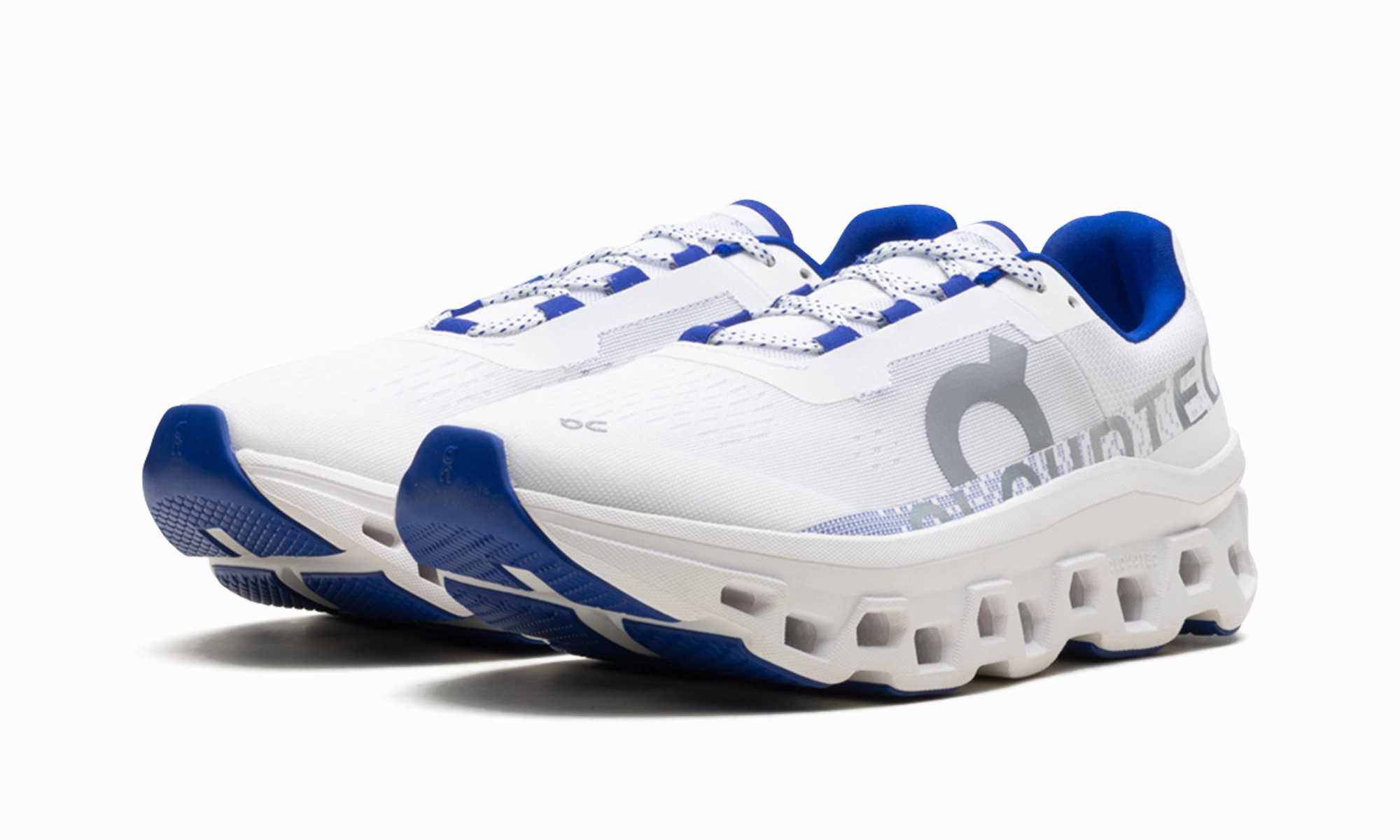 Shock - absorbing technology arch - cup running wear Cloudmonster 'Lunar New Year' White Indigo "WHITE BLUE"