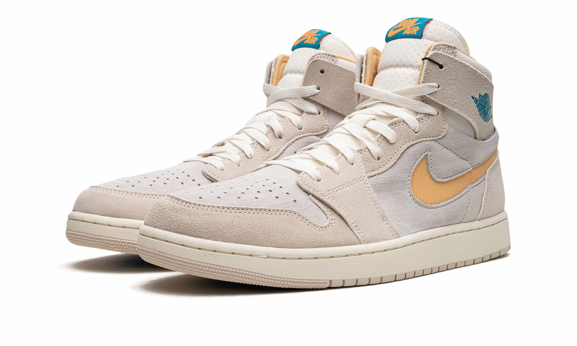 Air Jordan 1 Zoom CMFT 2 "Light Orewood Citrus" Retro-inspired support