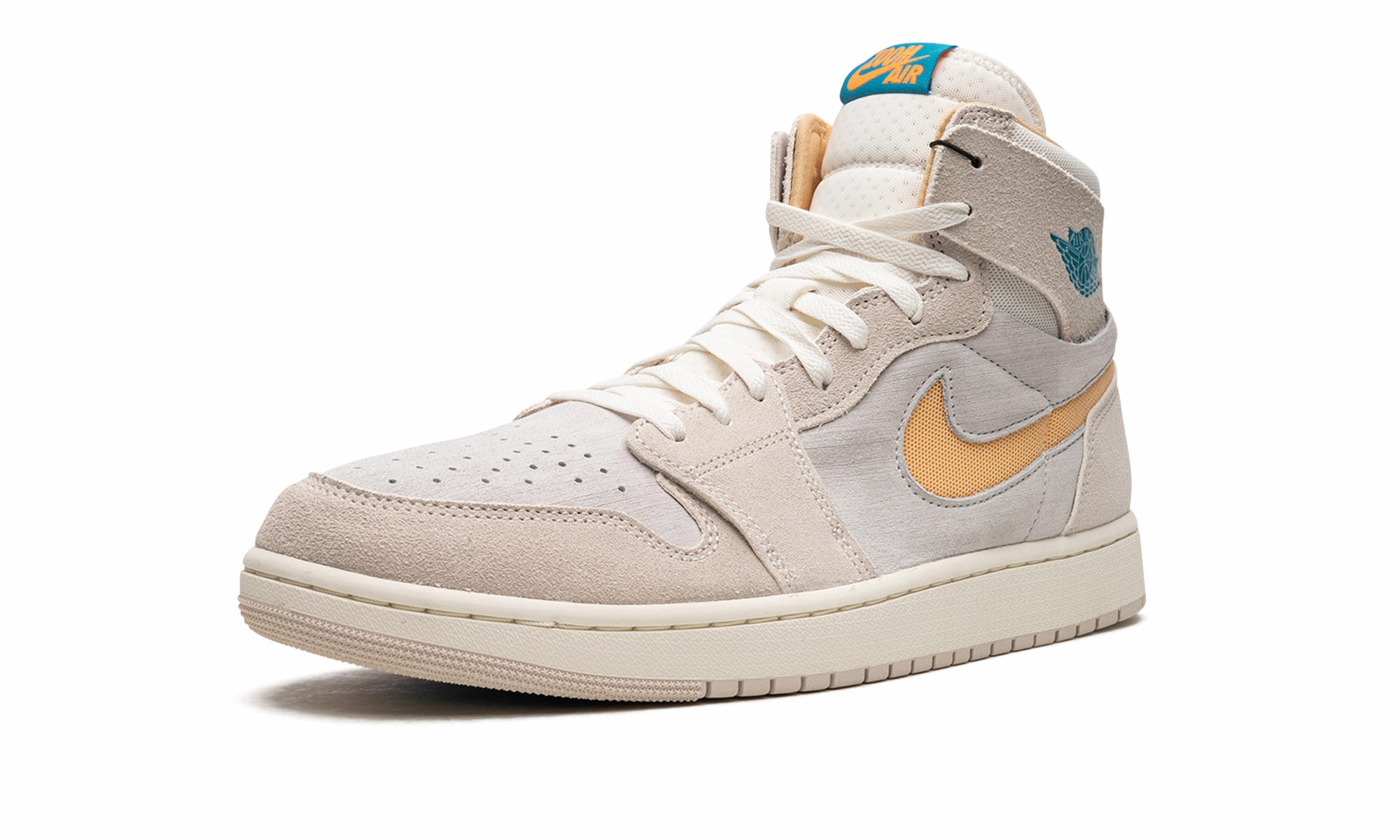 Air Jordan 1 Zoom CMFT 2 "Light Orewood Citrus" Stylish Design Padded collar