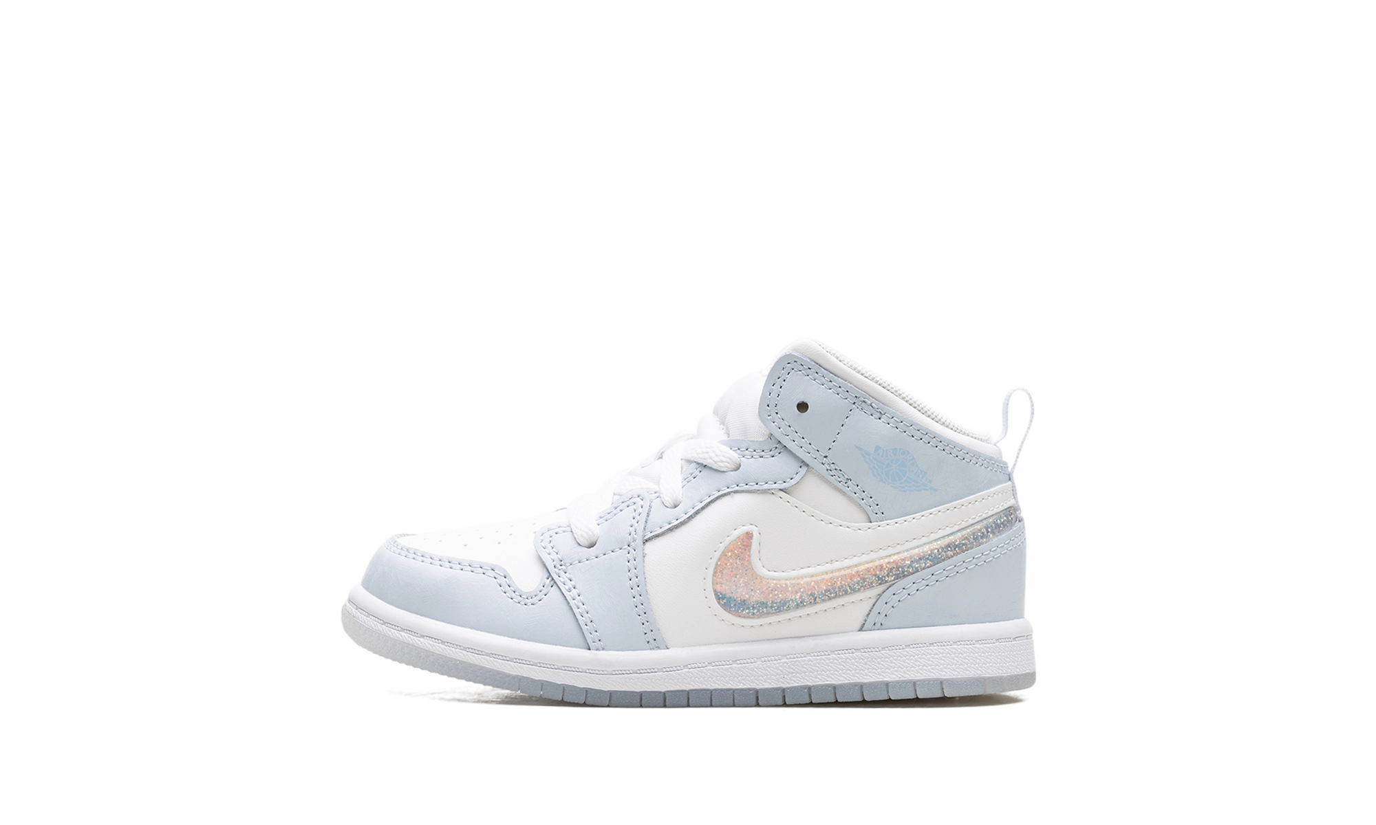 Air Jordan 1 Mid TD "Glitter Swoosh" Padded look Ultimate Ease