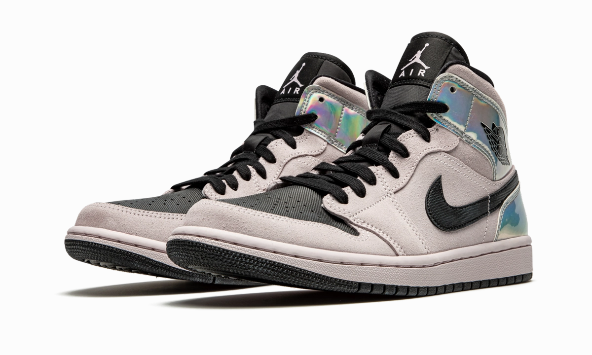 AIR JORDAN 1 MID WMNS "Iridescent" Sports Ready Sophisticated Look