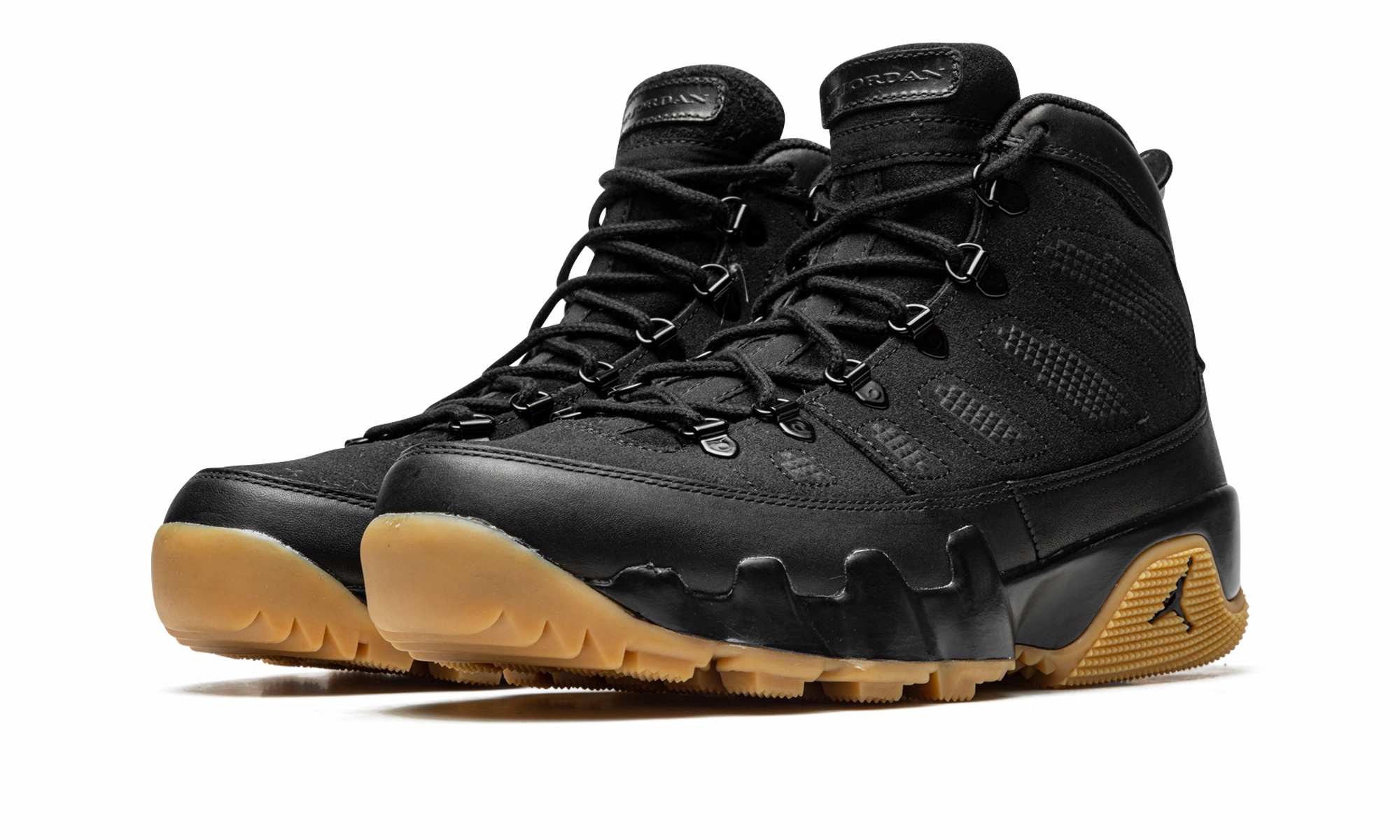 functional - training running shoes frisbee shoes Air Jordan 9 Boot "Black / Gum"