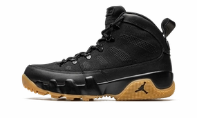 Air Jordan 9 Boot "Black / Gum" Energy Boost collar