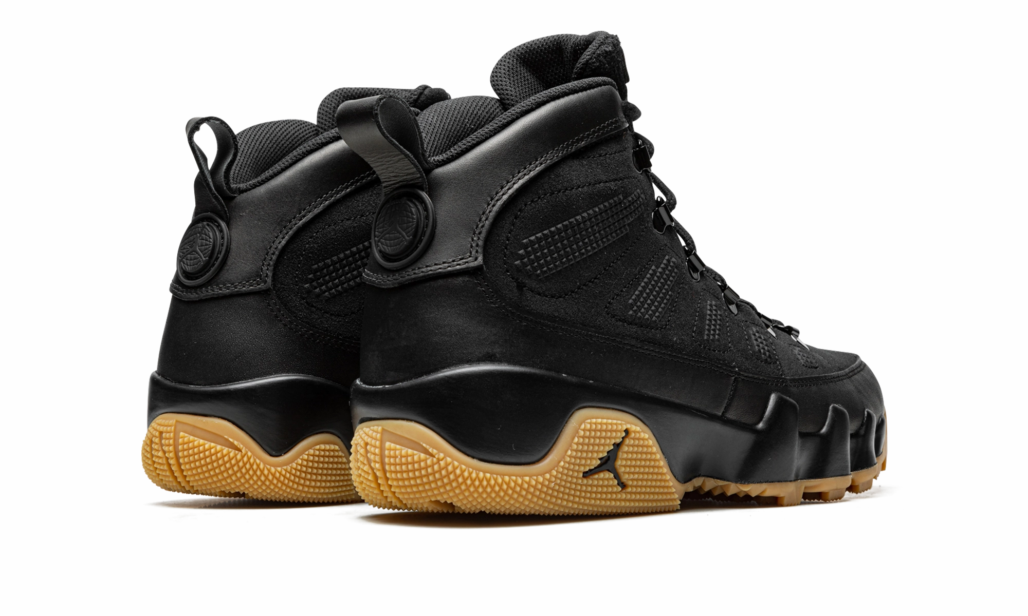 Air Jordan 9 Boot "Black / Gum" responsive - sole shoes