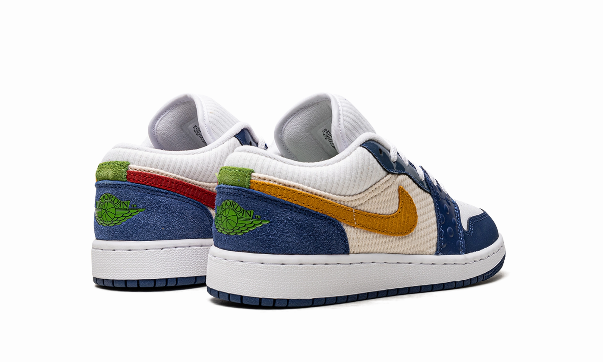 Air Jordan 1 Low GS "Messy Room" Basic Fit Moisture wicking