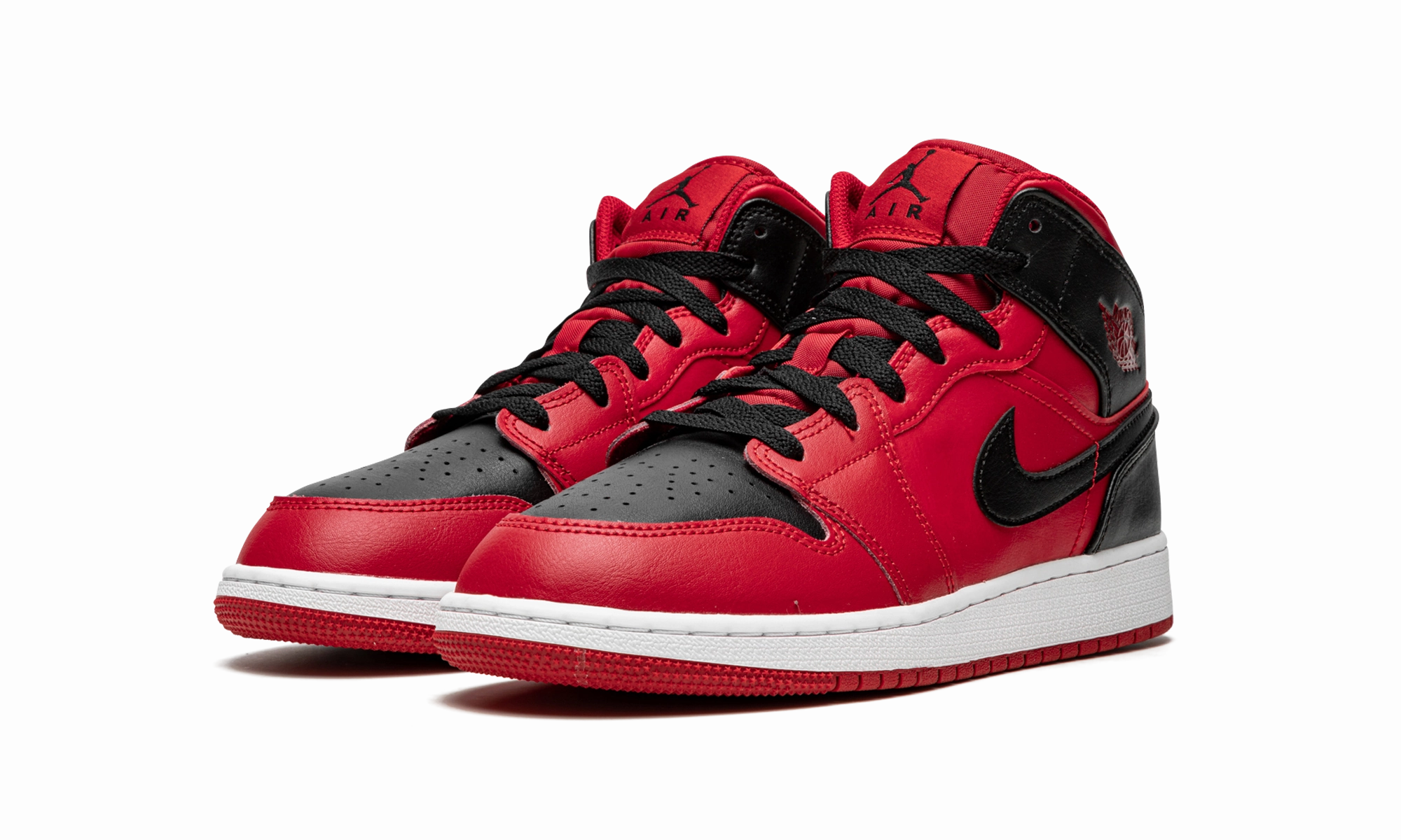 Air Jordan 1 Mid GS "Reverse Bred" Flex Step Energy Run