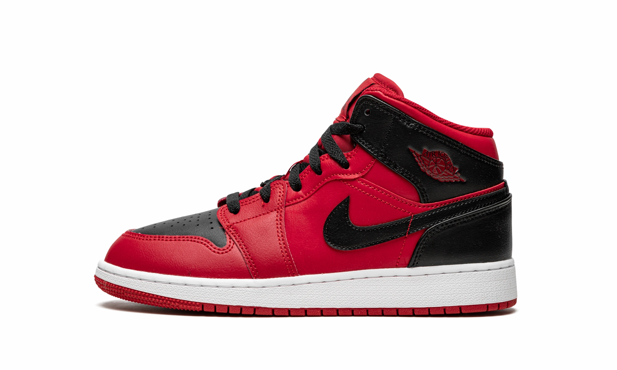 Air Jordan 1 Mid GS "Reverse Bred" Distinctive cushioning Quick design