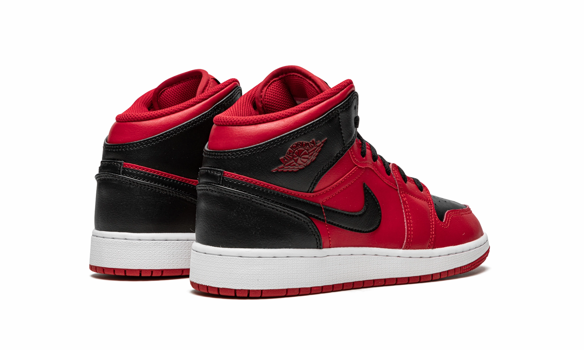 Air Jordan 1 Mid GS "Reverse Bred" Comfort Slip