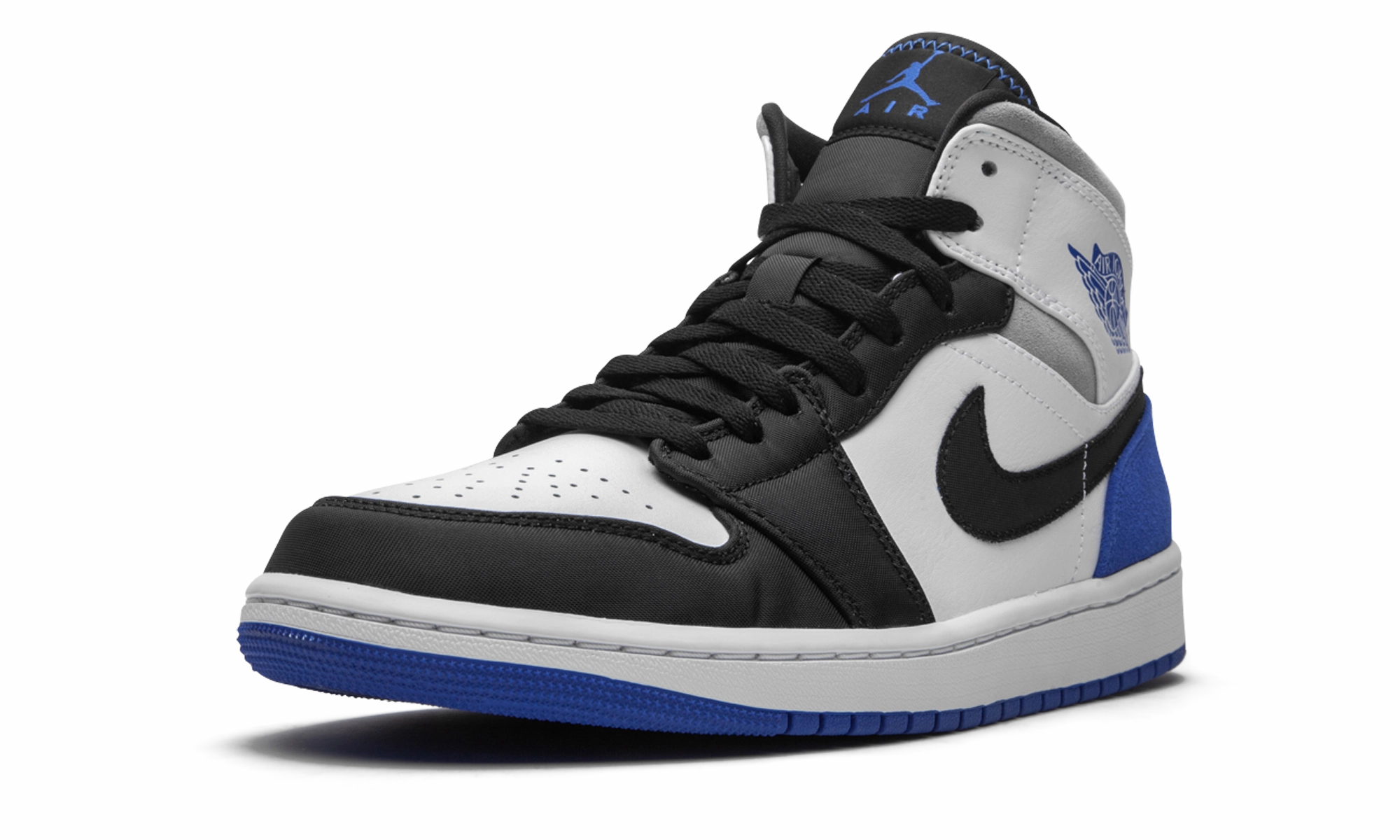 Air Jordan 1 Mid SE "Game Royal Black Toe" All Wear