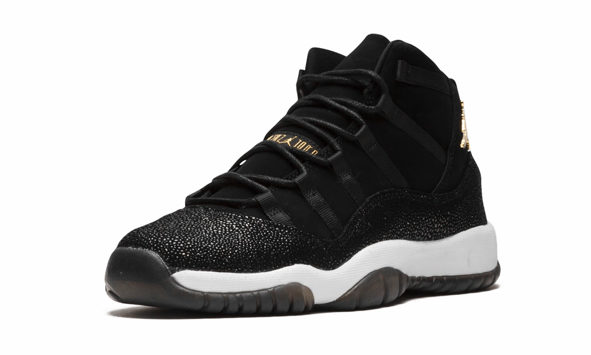 bodybuilding shoes beginner - friendly running shoes Air Jordan 11 Retro Prem HC GS "Heiress Black Stingray"