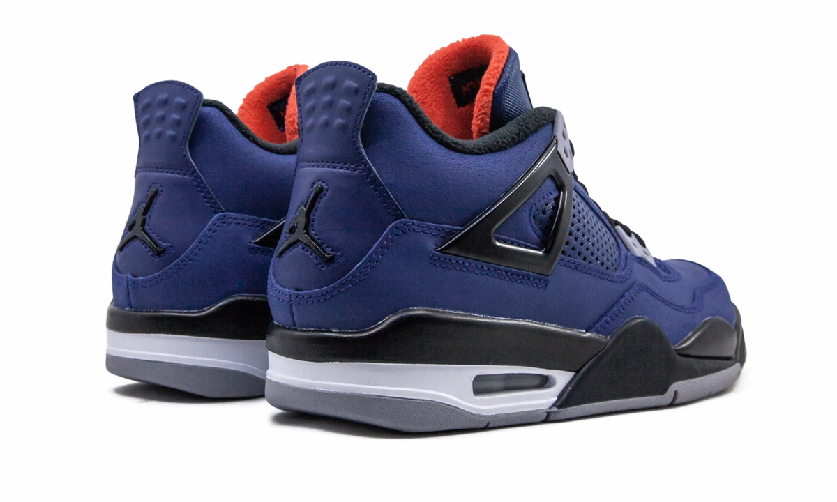 Comfortable Walking Air Jordan 4 Retro WNTR GS "Loyal Blue"