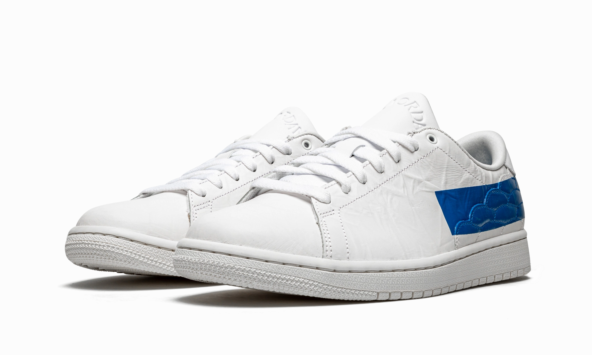 Stylish Silhouette Air Jordan 1 Centre Court "Military Blue"