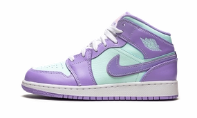 Air Jordan 1 Mid GS "Purple Pulse / Arctic Punch" Classy Touch