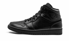 Cushion Feel Air Jordan 1 Mid "Triple black"