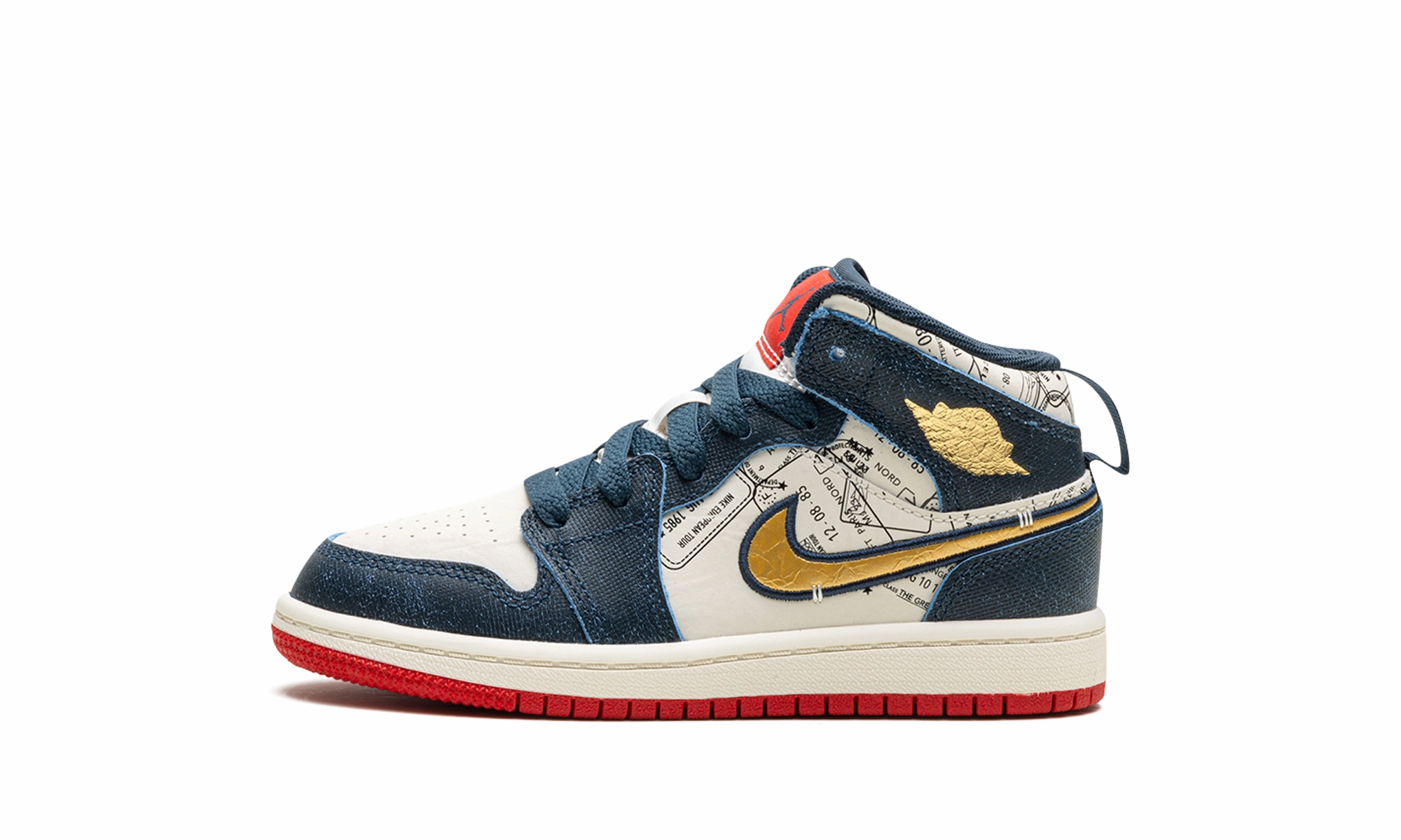 Athletic materials Impact-absorbing durability Air Jordan 1 Mid SE PS "Take Flight"