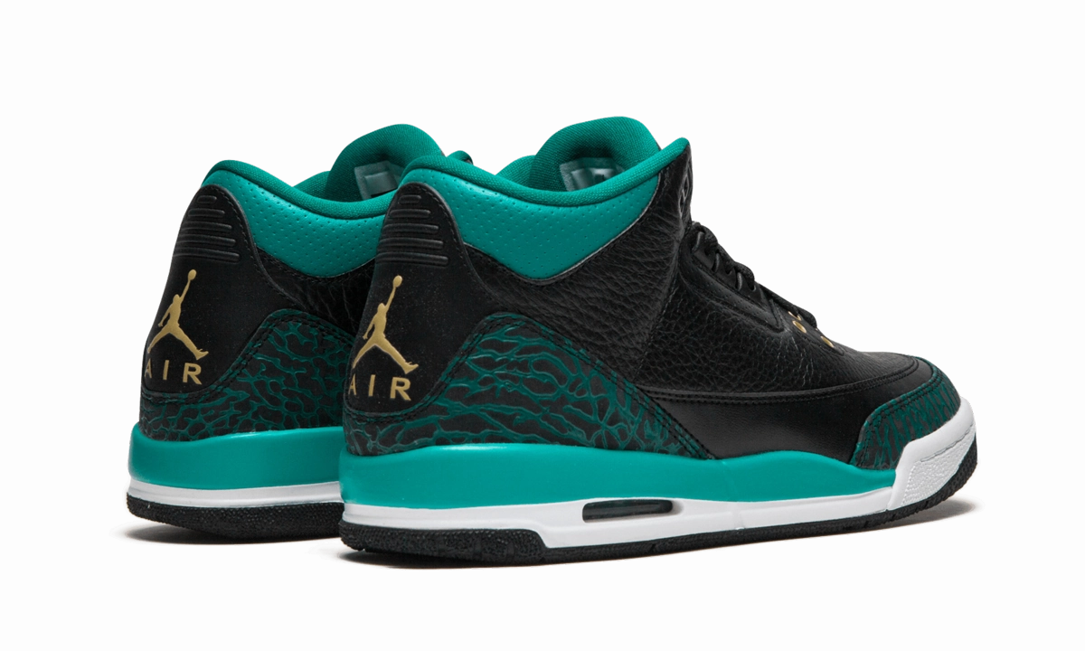 Shock-absorbent cushioning Urban Run Air Jordan 3 Retro GS "Teal"