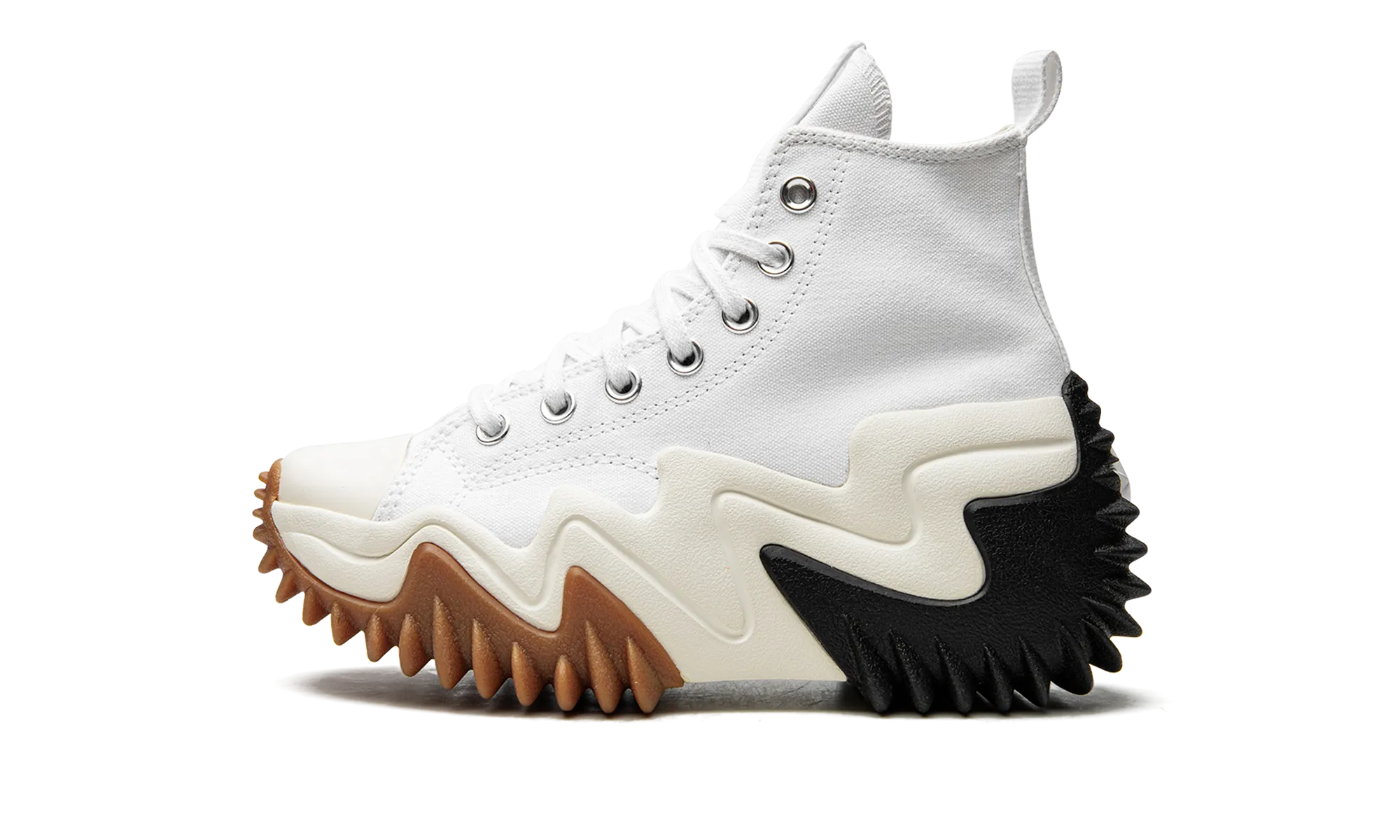 Run Star Motion "White Black Gum" Strong Stitch