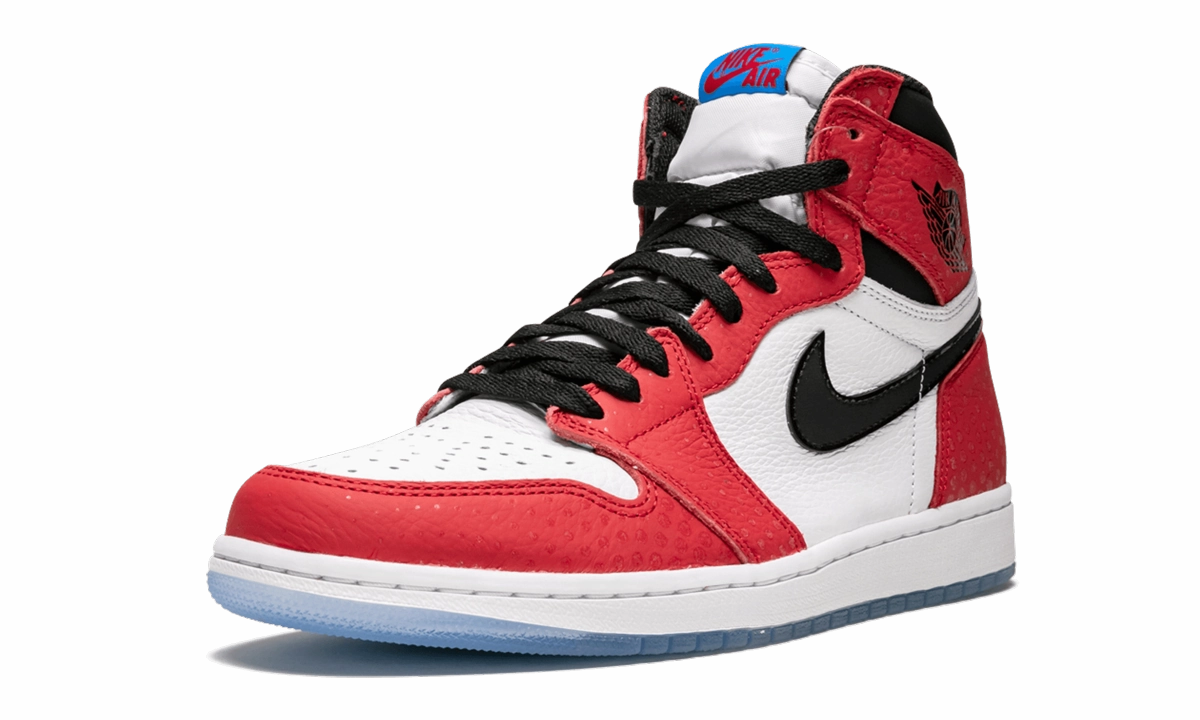 Distinctive Design Fitted Traction Air Jordan 1 Retro High OG "Spider-Man: Origin Story"