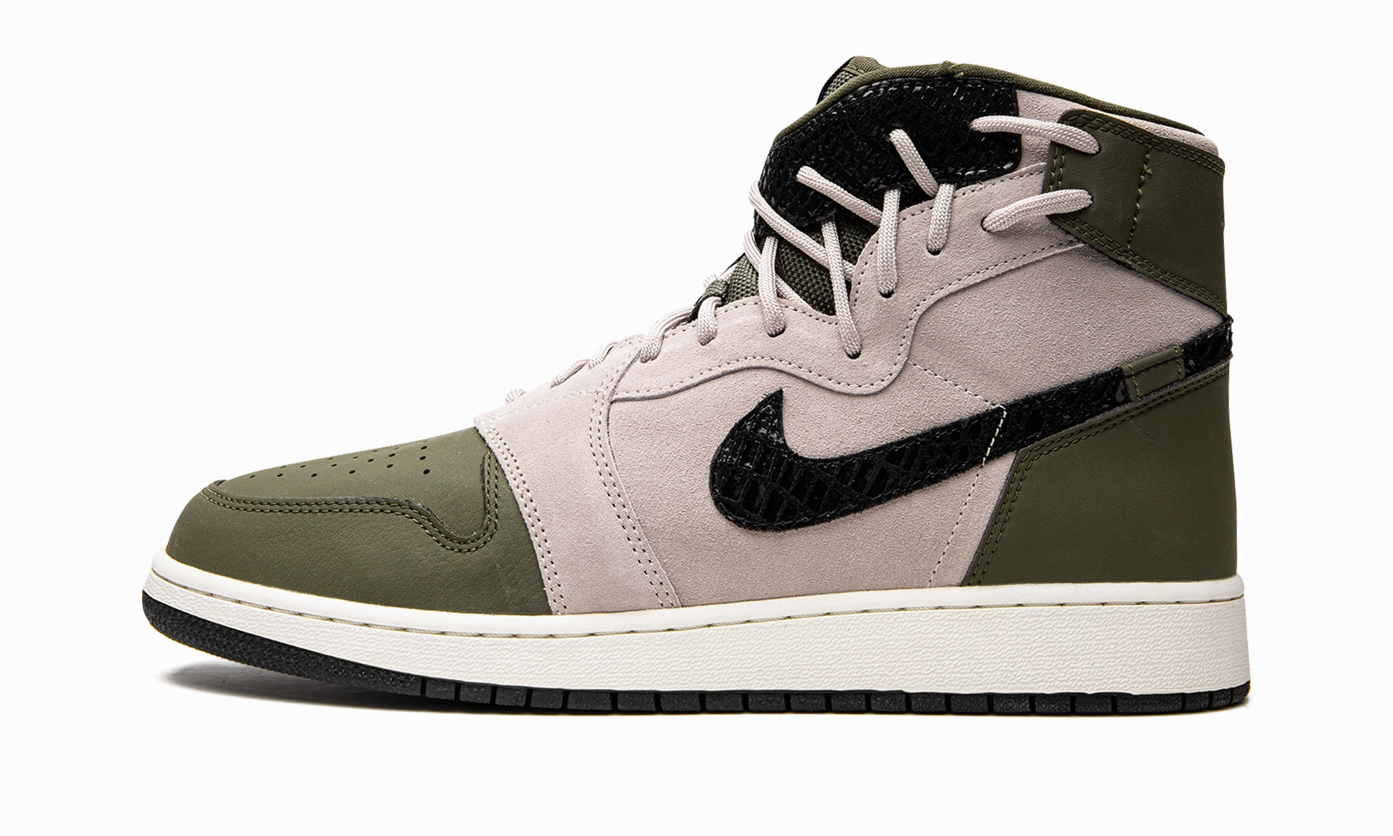 AIR JORDAN 1 REBEL XX WMNS "Olive Canvas" Sleek Finish