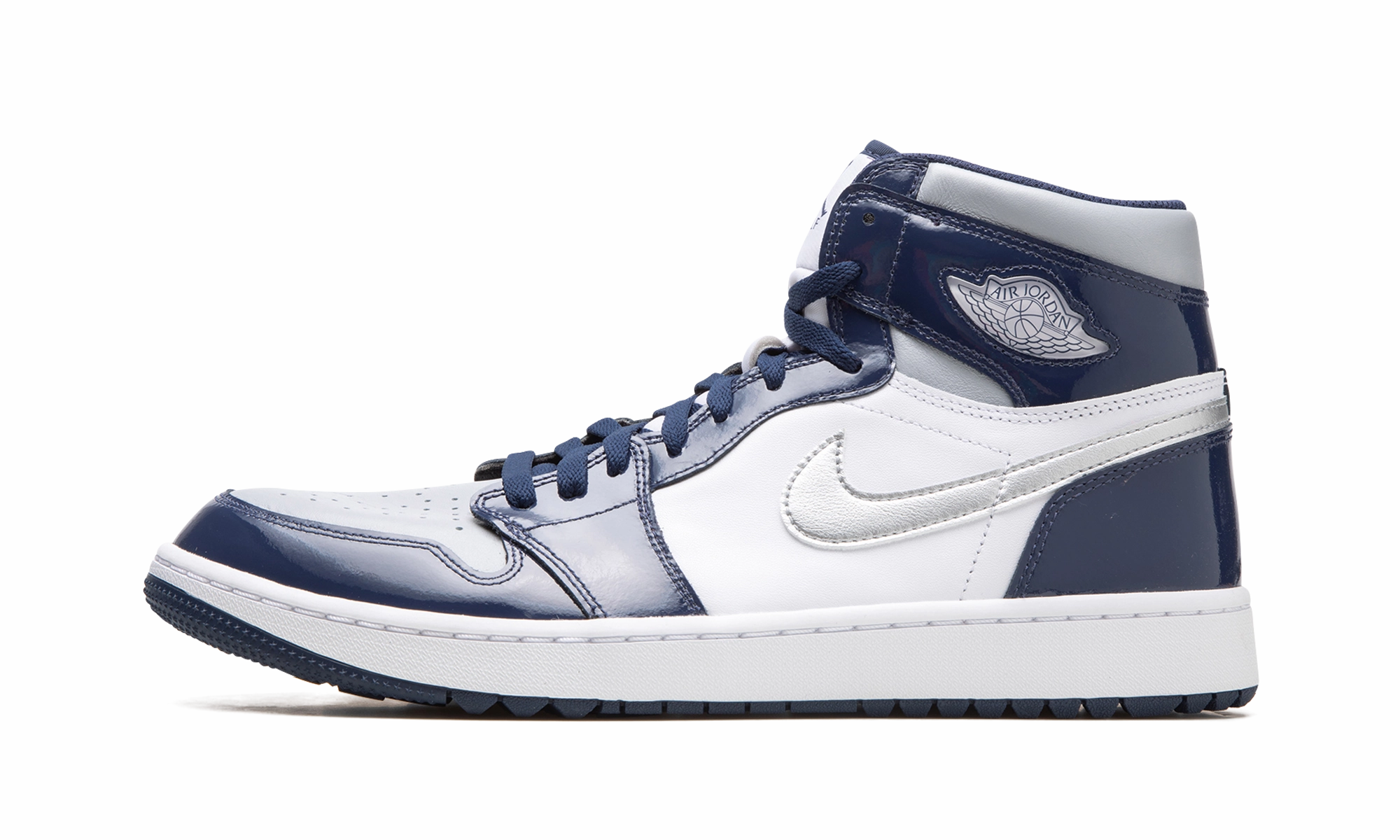 Air Jordan 1 Retro High OG Golf "Midnight Navy" Tailored arch