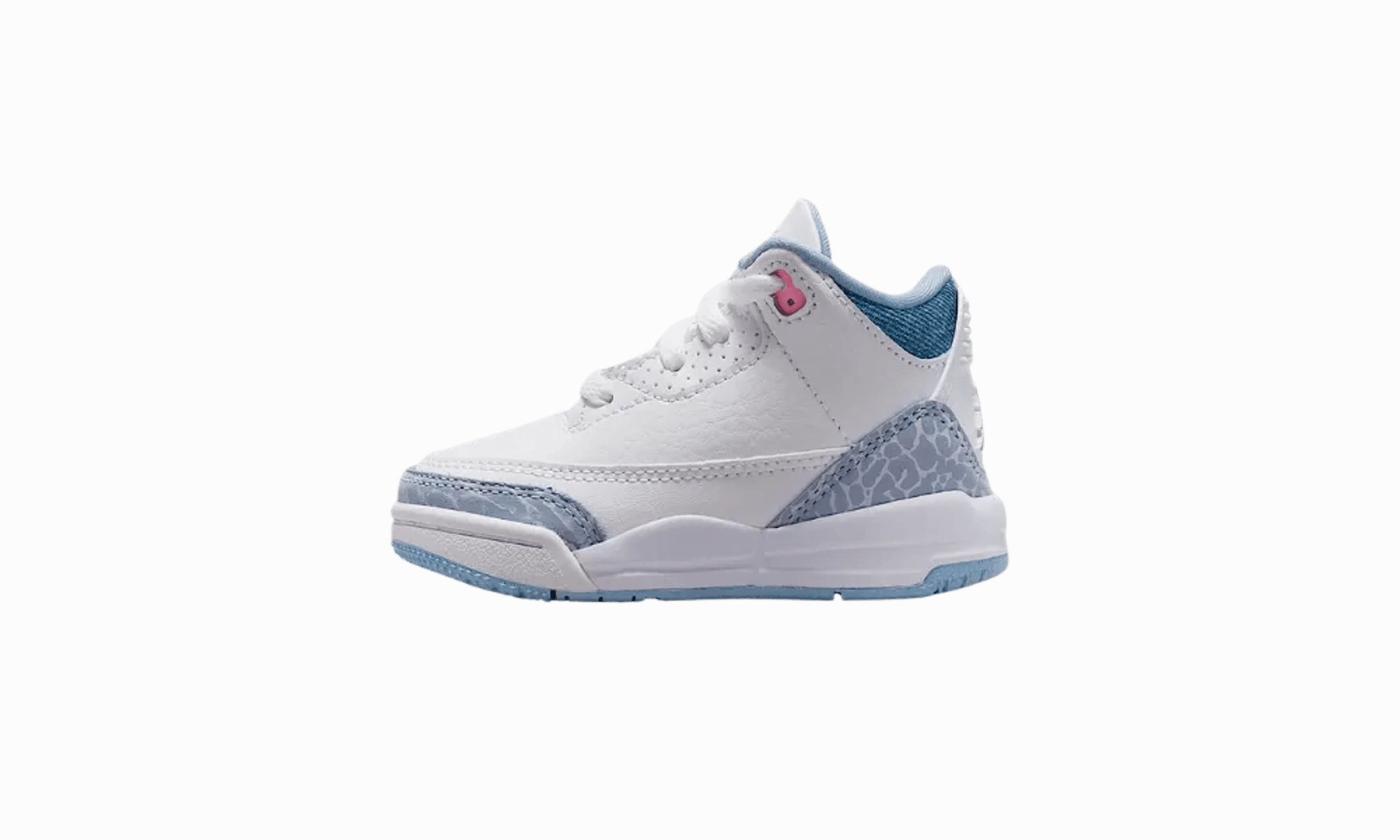 Air Jordan 3 TD "White Cobalt Bliss" Metallic Trim Optimal ease