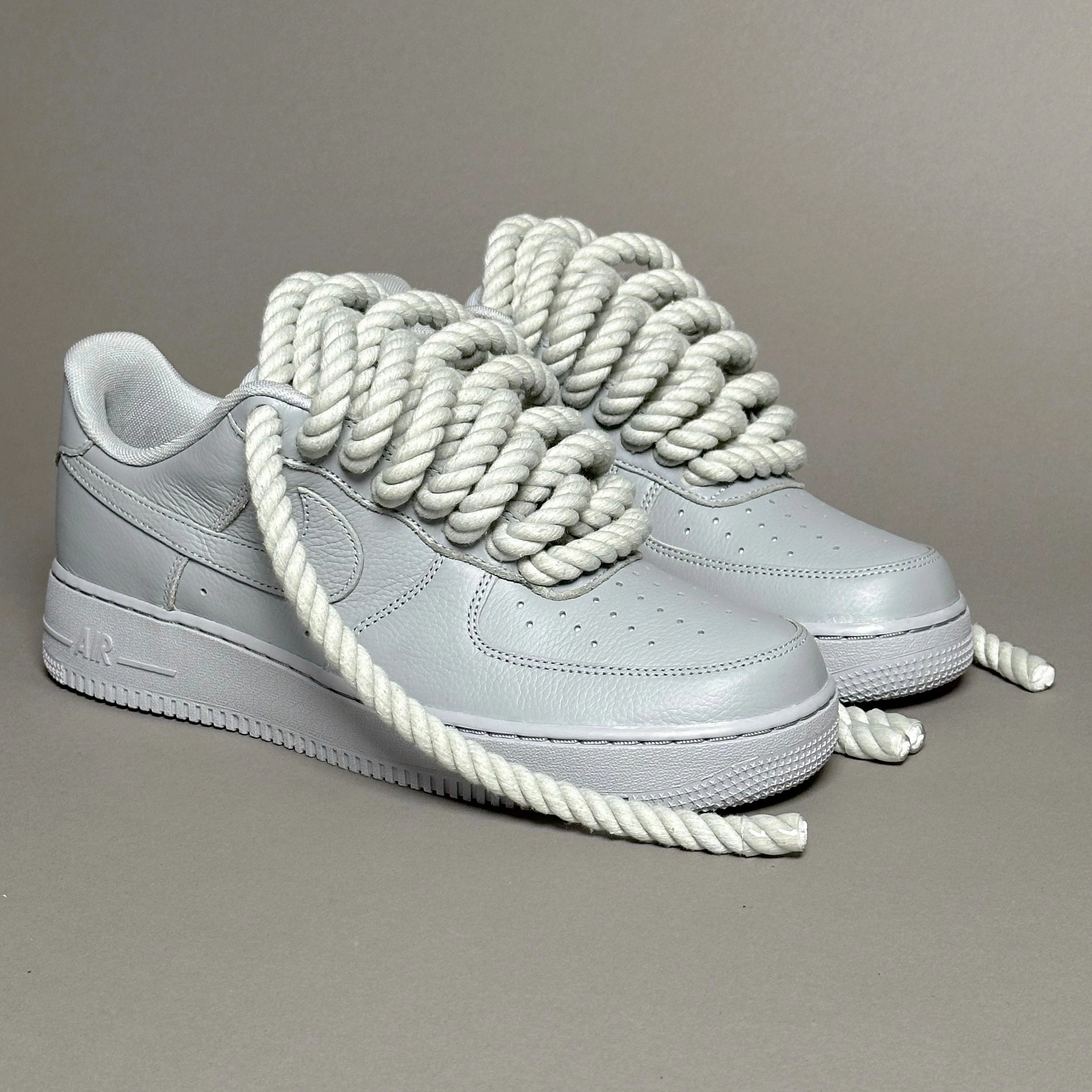 mountain trails polished - finish - design shoes Nike Air Force 1 Pastel "Rope Laces Gray Tint" V2