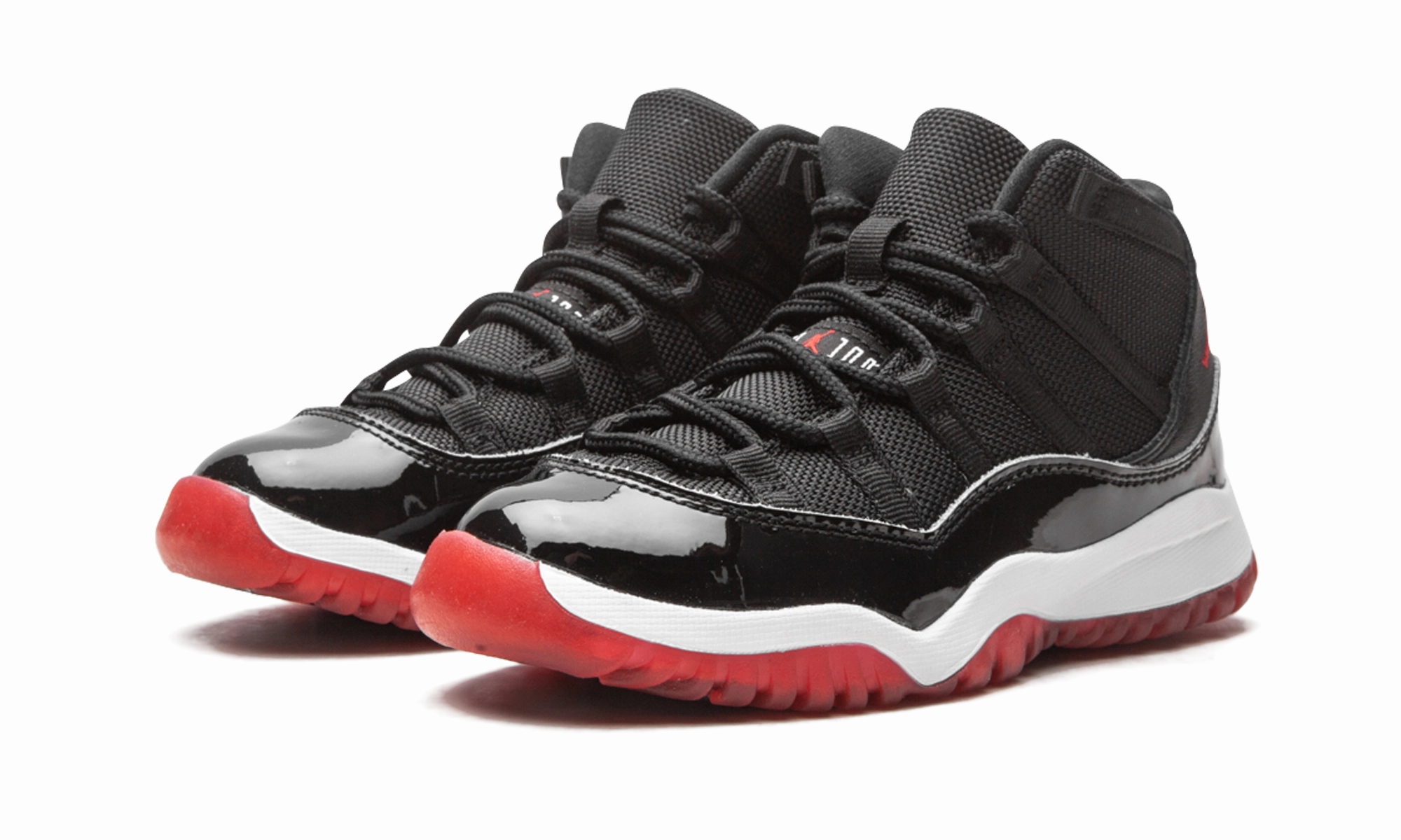 Jordan 11 Retro PS "Bred" workout shoes men's sports footwear