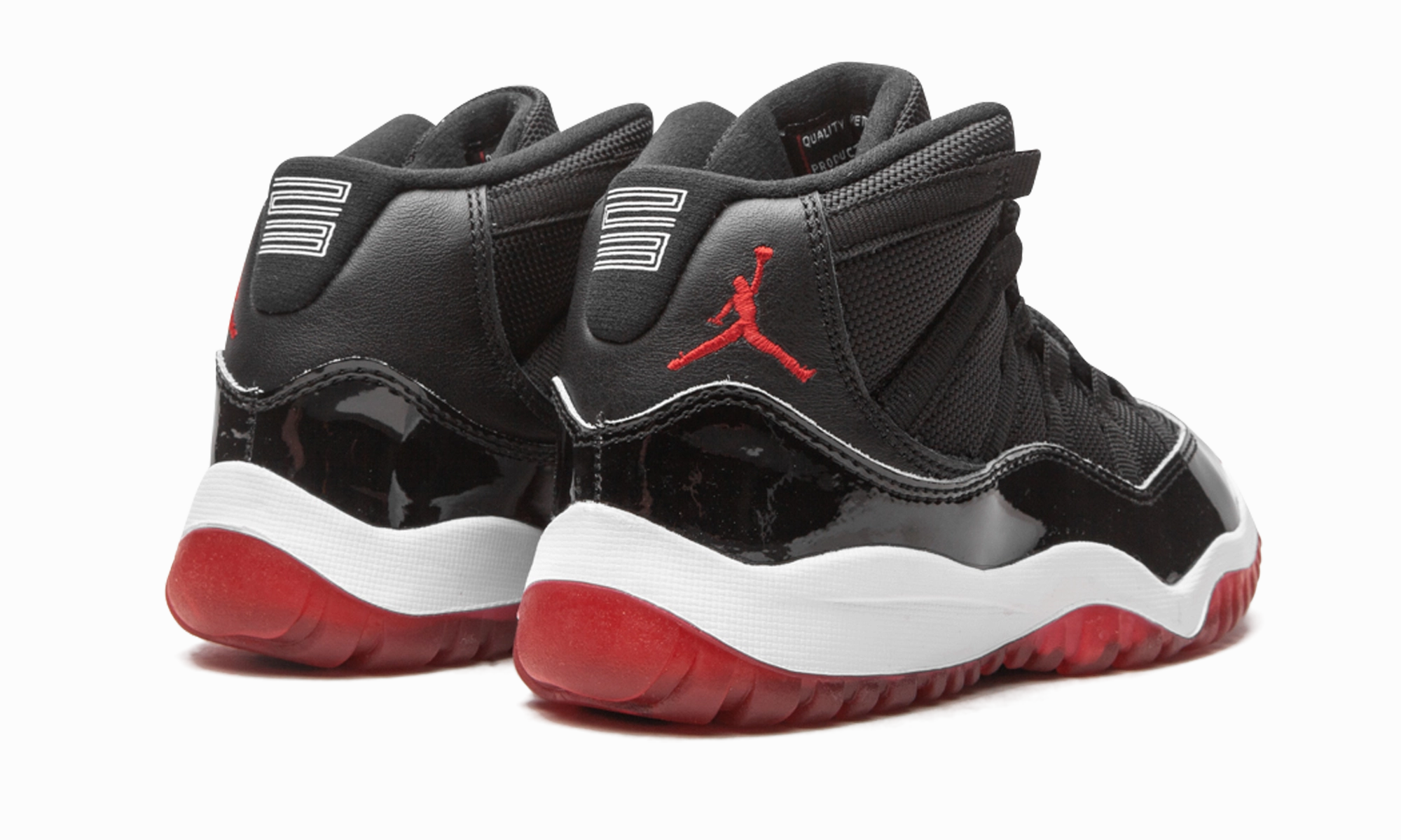 Jordan 11 Retro PS "Bred" triathlon running wear forefoot - support shoes