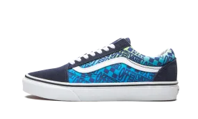 Old Skool "Off the Wall Logos - Blue" Skip Hike Active Wear