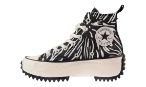 Bend Step Spin Hike Run Star Hike Platform Animalier High "Black-White"