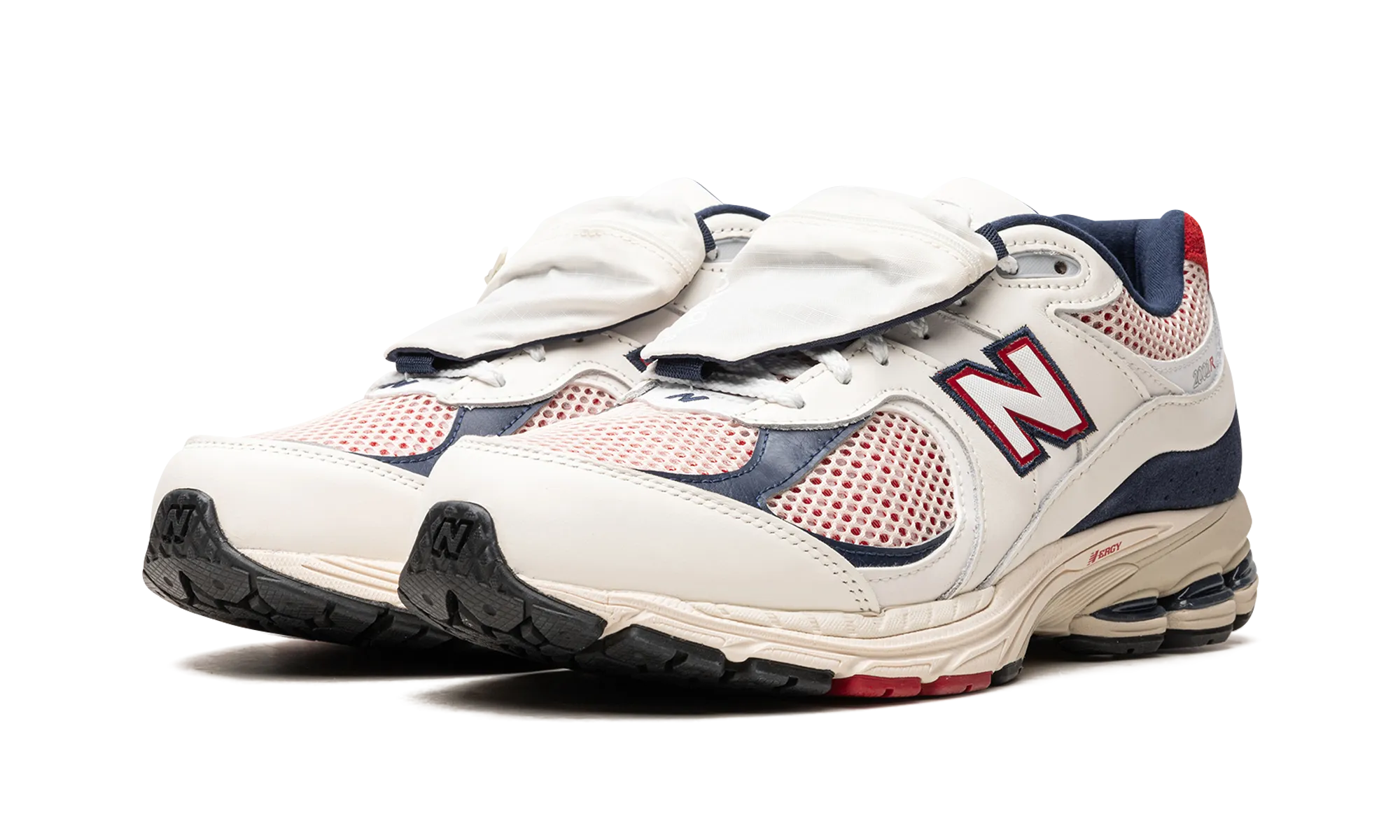 Anti Slip youth trend 2002R "Sea Salt/Team Red"